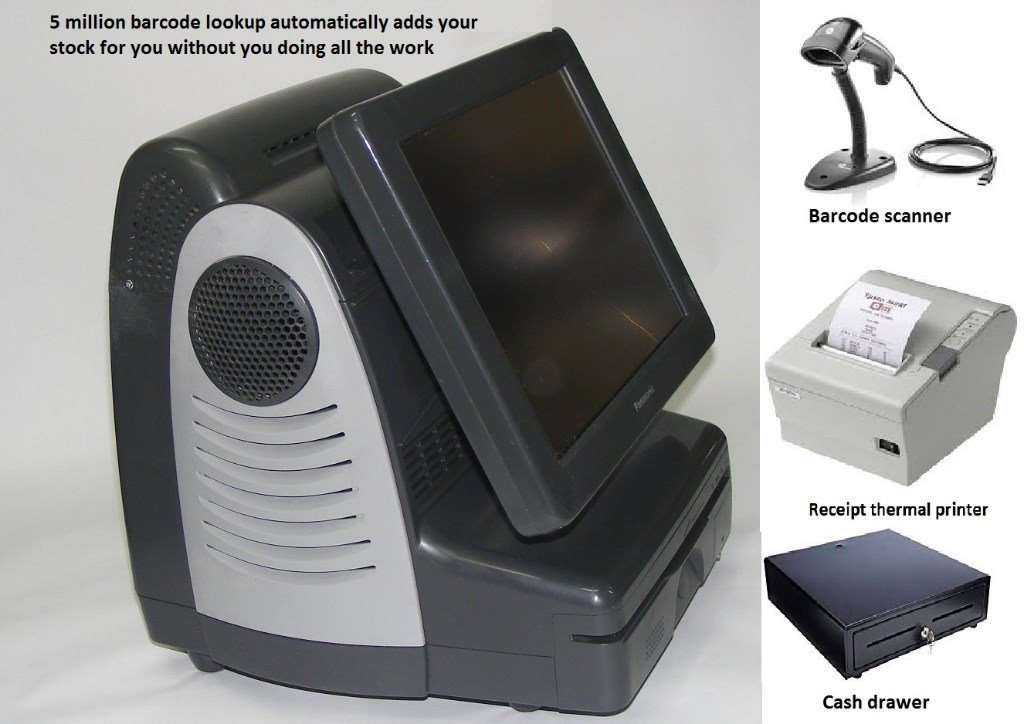 Epos system till Scanner, printer, software Convenience store 5 million