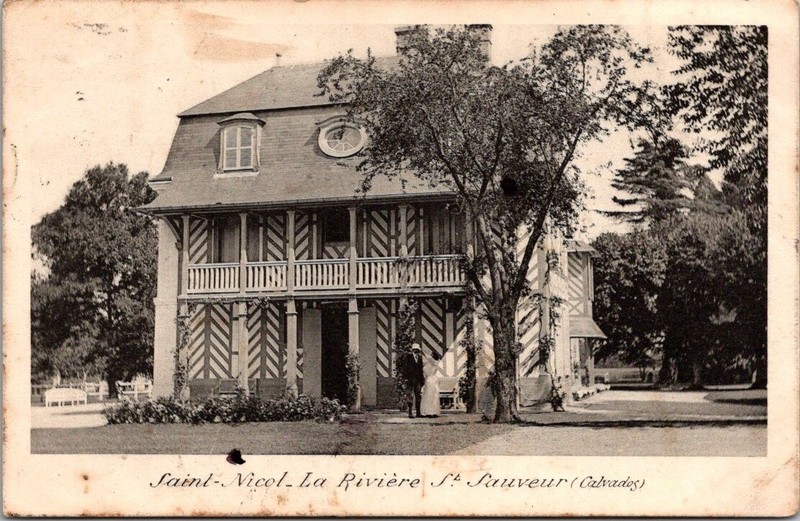 *50612 Cpa Saint Nicol - La RiviÃ¨Re - Saint Sauveur