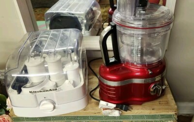 KitchenAid Candy Red Pro Line 16cup Food Processor KFP1642CA W/ ATTACHMENTS READ