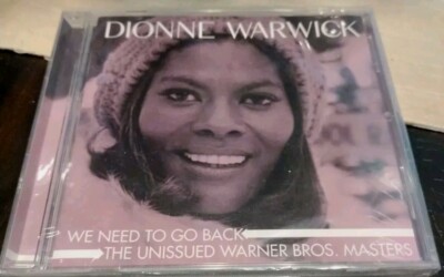 Sealed Dionne Warwick CD We Need To Go Back - Unissued Warner Bros Recordings