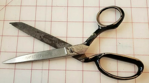 Vintage WISS Inlaid Newark NJ USA Scissors Steel Forged No. 28