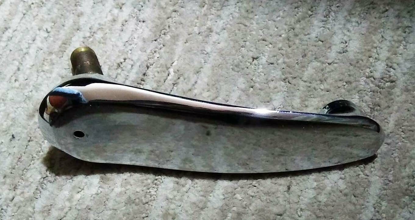 Vintage Bathroom Sink Faucet Chrome no hardware except drain pull