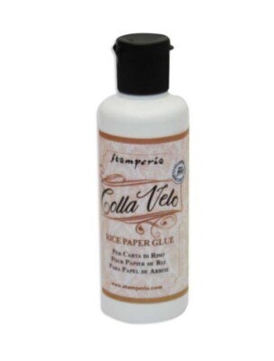 Stamperia - RICE PAPER GLUE Colla Vello - 2.7 fl. oz (80 ml) - #DC29M