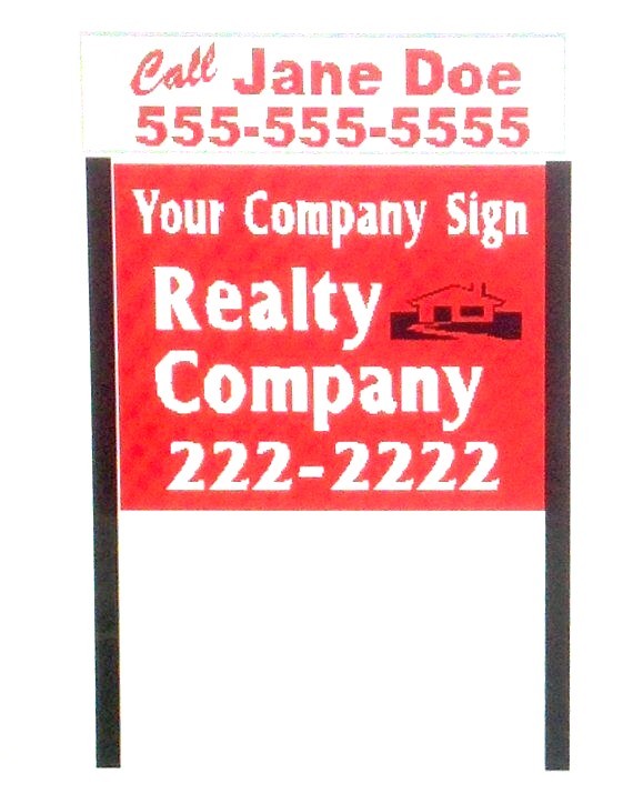 PERSONALIZED 2 real estate rider signs 6