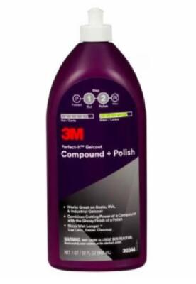 3M 30344E Abrasive Paste + Polish for Gelcoat 946 ML