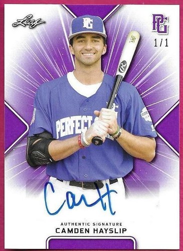 2020 Leaf Perfect Game All-American Classic - Camden Hayslip #BA-CH1
