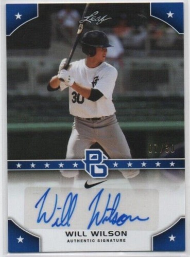 2015 Leaf Perfect Game National Showcase - Will Wilson #PG-WW1
