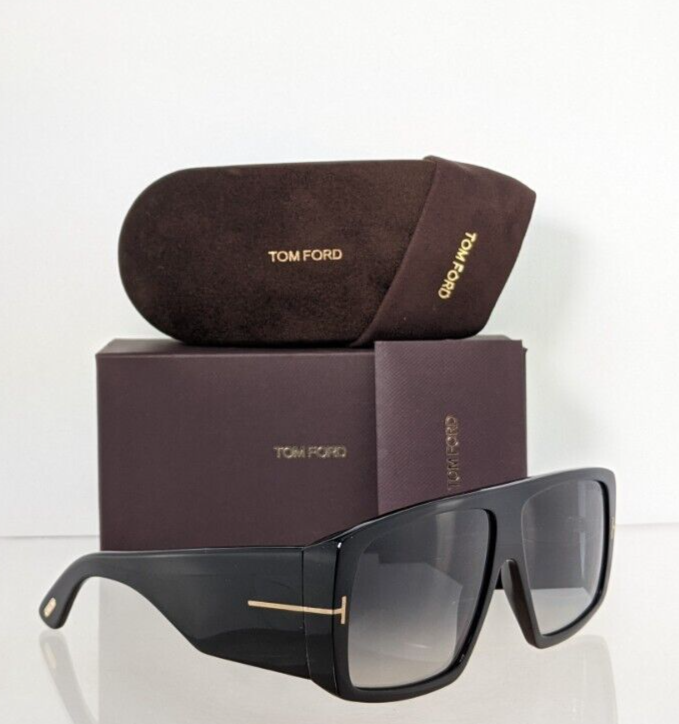 Pre-owned Tom Ford Brand Authentic  Sunglasses Ft Tf 1036 01b Raven Tf1036 60mm In Gray