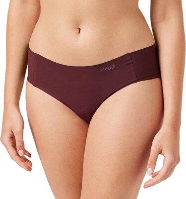 Sloggi Women's Zero Feel Hipster Ex Underwear, Claret, XS