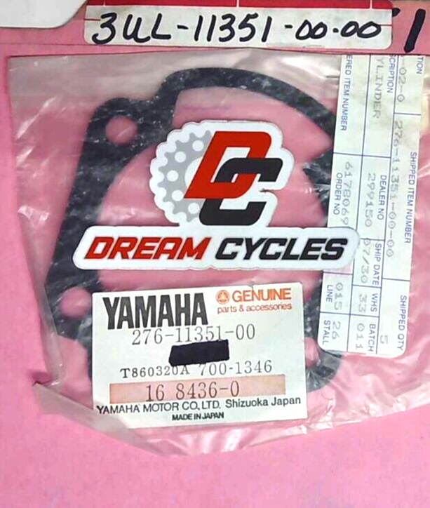 NOS GENUINE YAMAHA HT1 LT2 LT3 MX100 DT100 RS100 RT100 BASE GASKET 276-11351-00