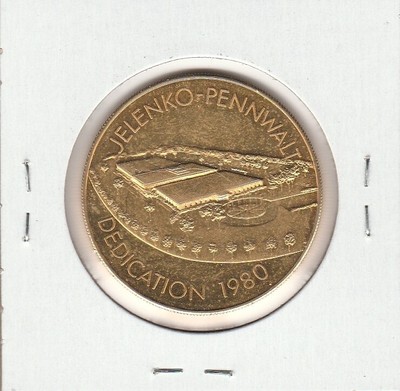 J. F. Jelenko & Co. 1980  Building Dedication Token