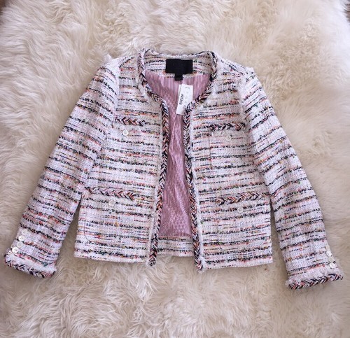 ジャケット・アウター French Sleeve Tweed Blouson French Sleeve Tweed Blouson – L'AUBE BLANC