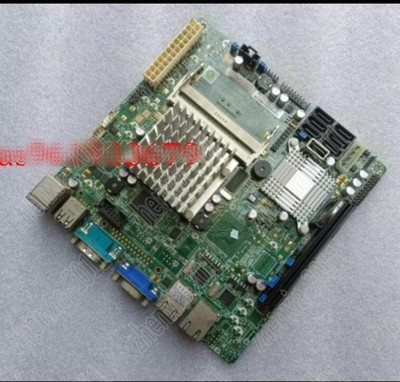 1PC  used  SUPER X7SPA-H-D525 Integrated CPU  6/SATA motherboard