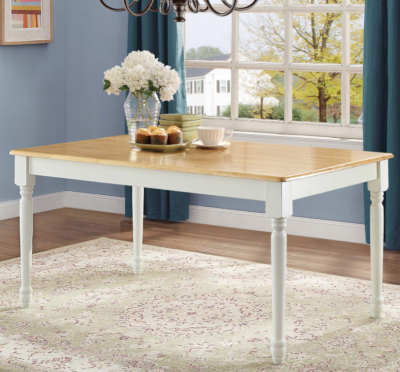 Cottage style dining 2025 table