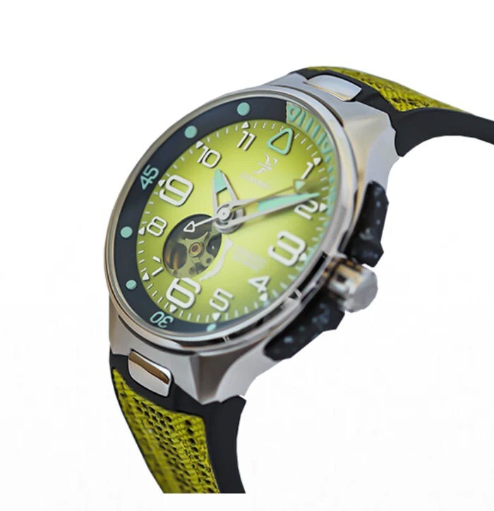 Pre-owned Franck Dubarry Men's 'deep Ocean' Green Dial Automatic Watch 09 Green