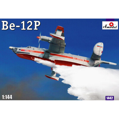 Beriev Be-12P Soviet firefighter Scale 1/144 - Plastic model kit AMODEL 1442 