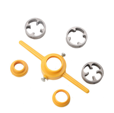 6pcs/Set PVC Thread Tool Sizes 1/2'' 3/4'' 1'' For Pumps Pipes Plastic Pipe Thread