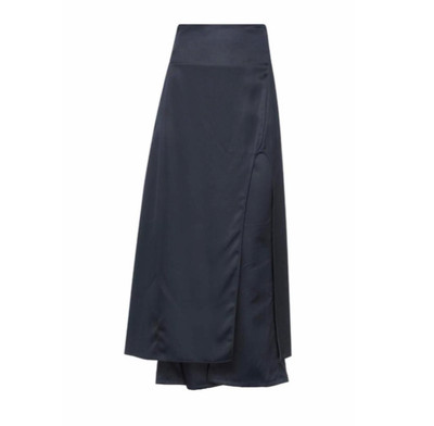 jil sander 2 piece pants set women navy blue new with tags