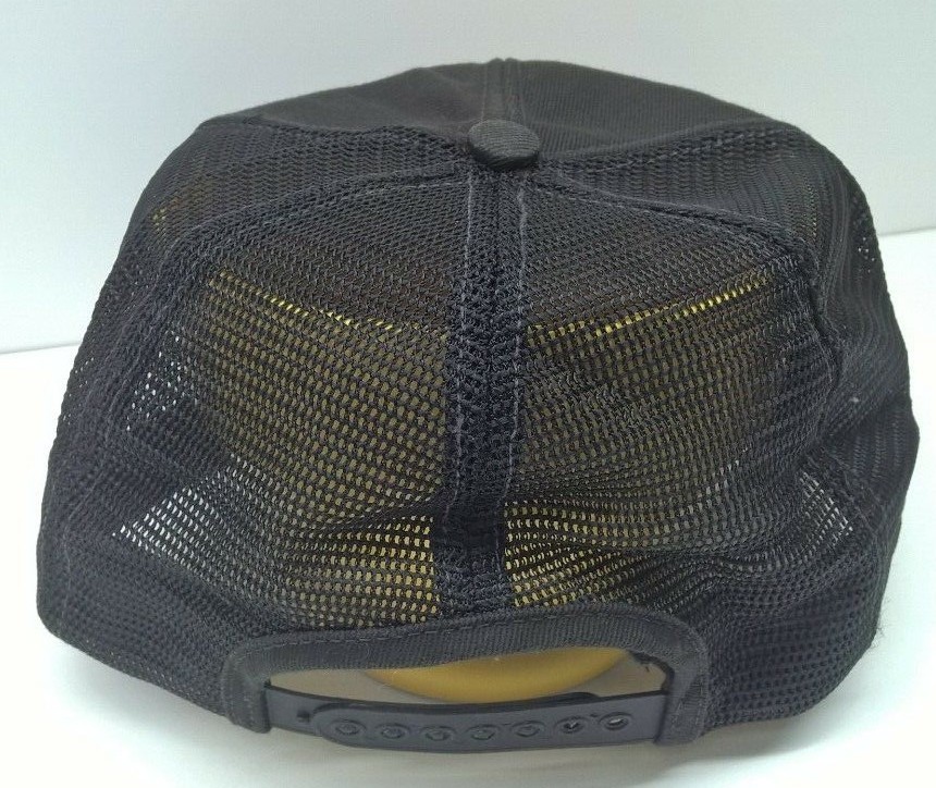 Vintage MoorMan's Hat Cap Black Patch Mesh Snapback Feed Livestock