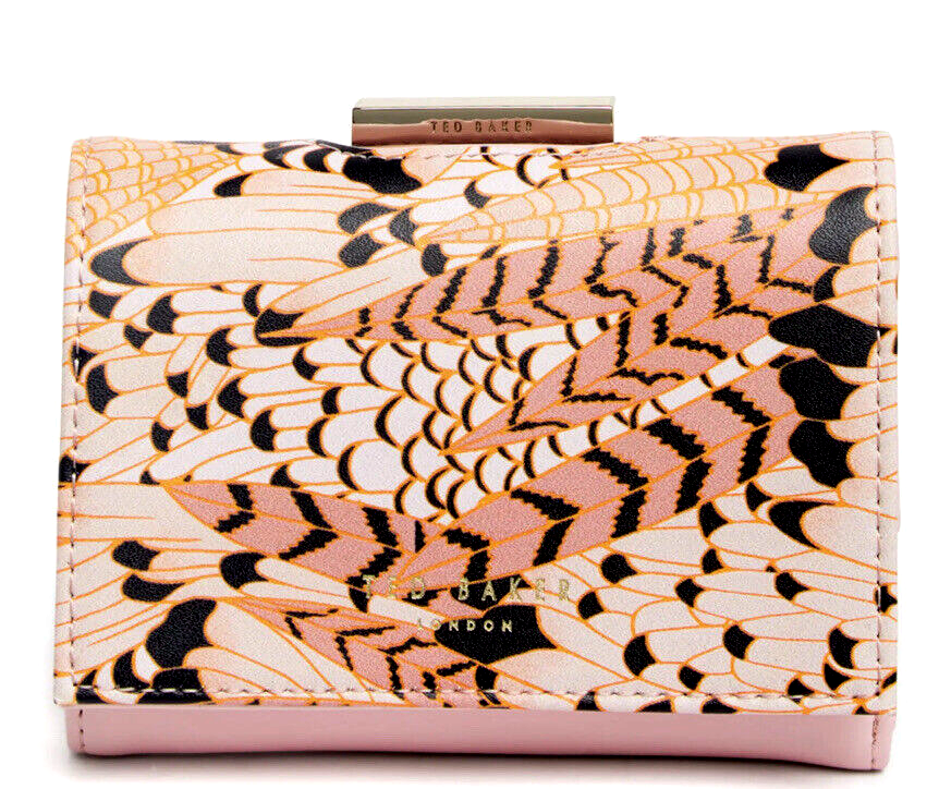 SALE 国内即発【TED BAKER】便利♪ Kitten レザーMini Wallet Ted Baker Women's Leonyy Bow Flap Mini Purse - Pale Pink