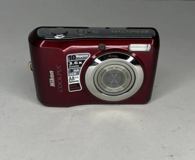 Nikon Coolpix L20 Digital Camera Red - Camera Bad Battery Compartment