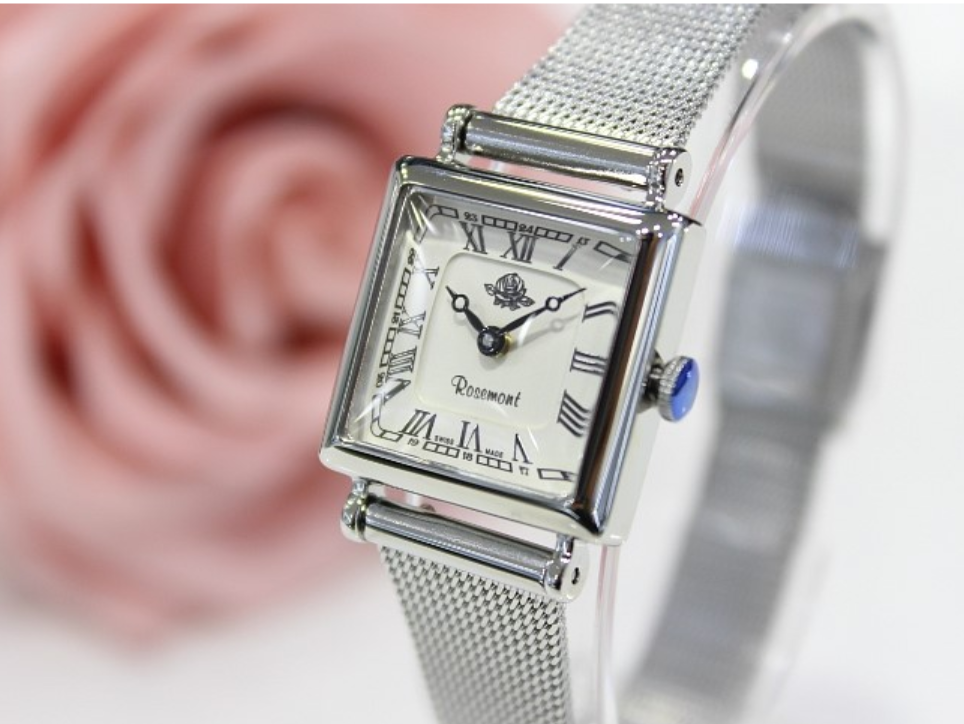 Pre-owned Rosemont Watch Nostalgia Ns-011svr-mt Stainless Steel Lady