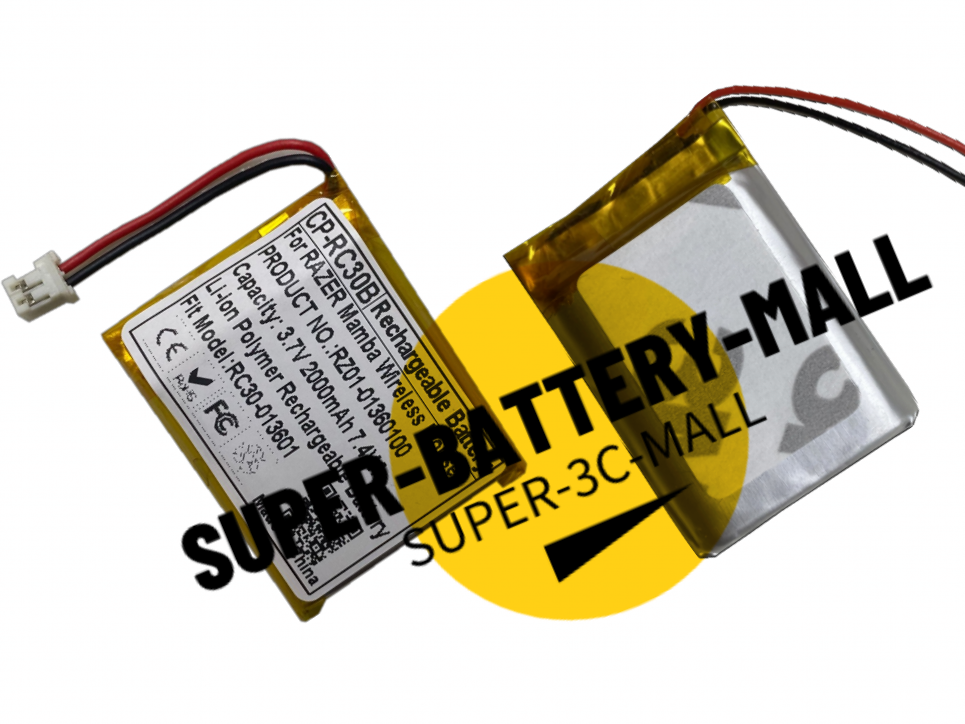 USPS 2000mAh Battery For RAZER Mamba Wireless Mouse (RC30-013601  RZ01-01360100)