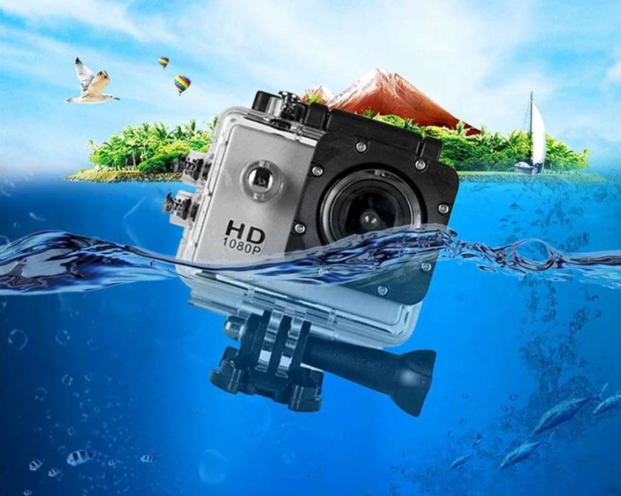 HD Action Sport Waterproof Camera 20 MP Recorder HD 1080P Camcorder Video 170°