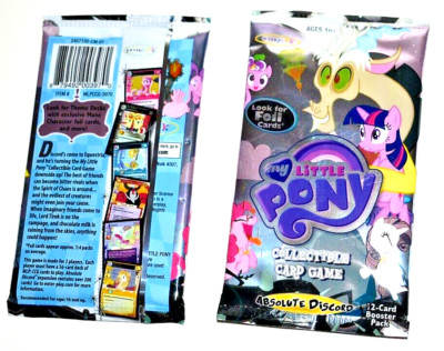MLP CCG Absolute Discord 1x 12-card booster pack TCG +buy more bonus foil promo*