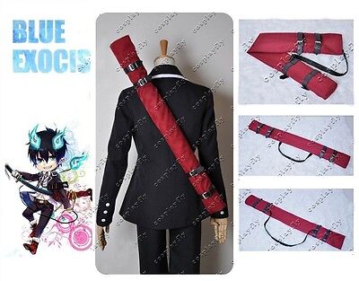 [In Stock]Ao no Blue Exorcist Rin Okumura Just Cosplay Red Sword Bag for Costume