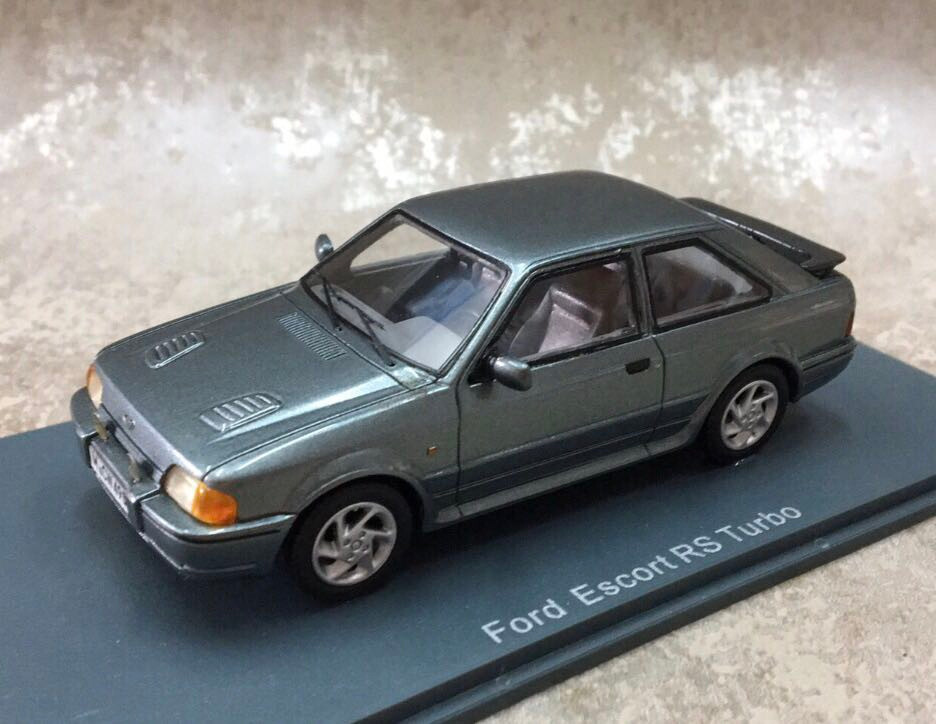 NEO 1/43 Scale Resin Model Ford Escort RS Turbo Gray | eBay