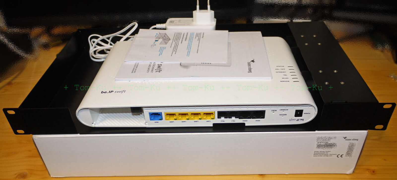 Bintec-Elmeg Be.ip 4isdn Media Gateway – Mit 4x ISDN, VDSL2/ADSL2+ Modem, 5x Gigabit LAN & VoIP-Unterstützung