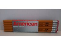 2 Medium Soft USA NOS VTG 72 Faber Castell American Quality Pencils 210-2 No