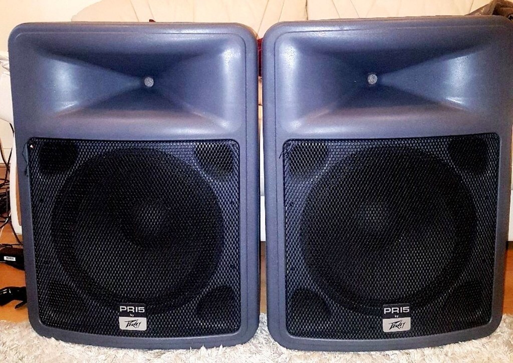 Peavey PR15 , PR 15 , Passive 400 Watts 15 Inch PA Speakers Monitors