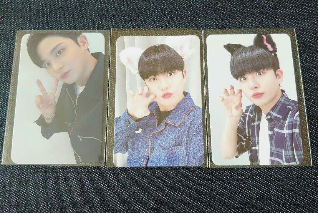 ATEEZ THE WORLD EP2 OUTLAW JONGHO Photocard Cat ear black