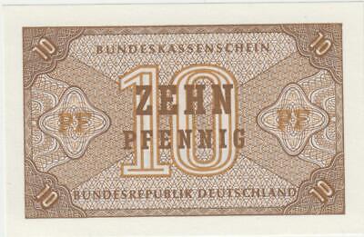 1967 Deutschland / 10 Pfennig Bundeskassenschein als Ersatzwährung gedacht