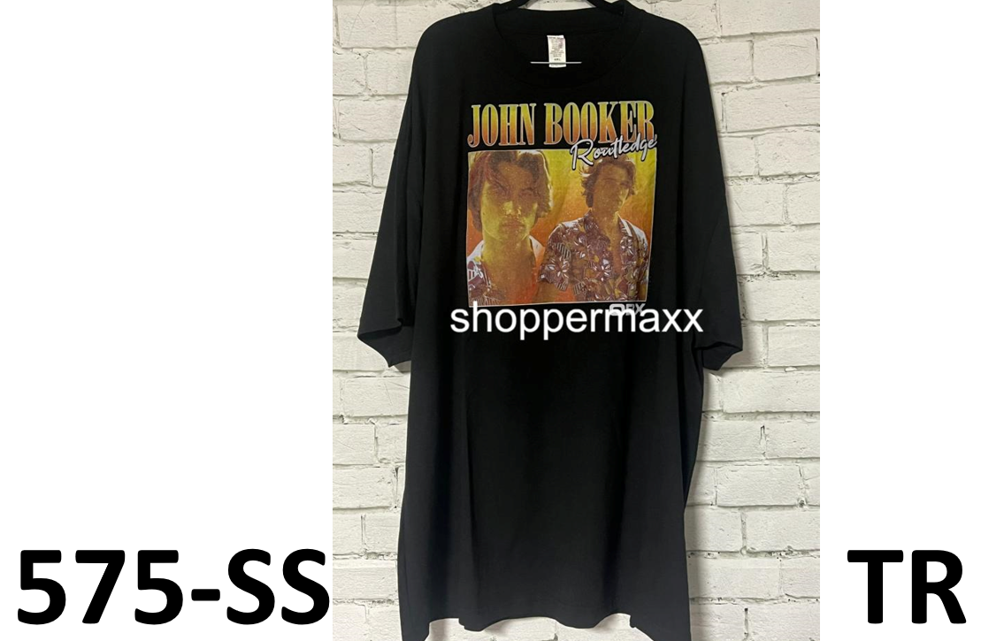 Men's Outer Banks John Booker Hero Photo Color Tee, Black, 4XL