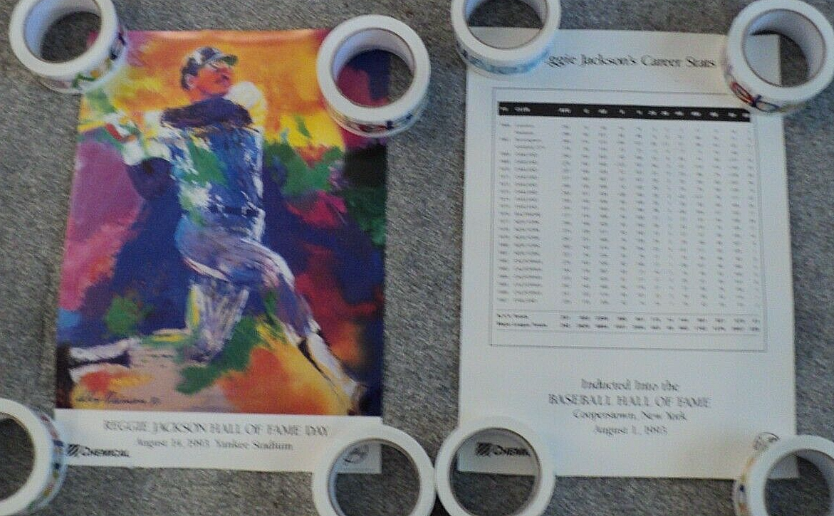 Reggie Jackson Hall of Fame Day Poster - August 14,1993