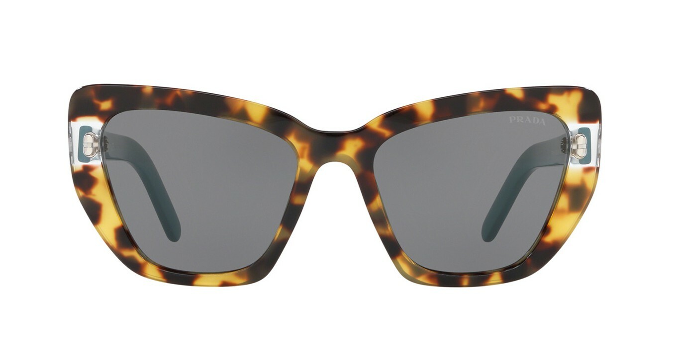 Pre-owned Prada Monochrome Pr 15ws Havana Pink/brown Pink Shaded (01r-0a6) Sunglasses