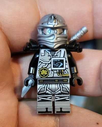 シンジョ☆ LEGO Titanium Zane Ninjago Minifigure 71217 70748 Ninja