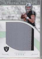 2016 Panini National Treasures Connor Cook #TTR-CO