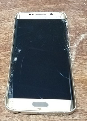 CRACKED BROKEN Samsung Galaxy S6 Edge 32GB SM-G925A AT&T