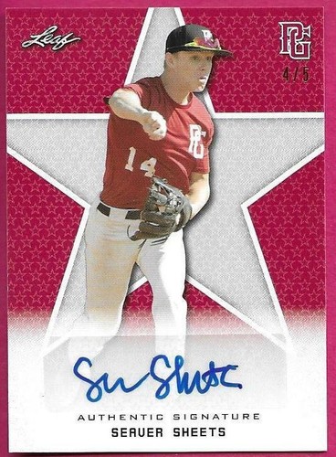 2020 Leaf Perfect Game National Showcase - Seaver Sheets #BA-SS1