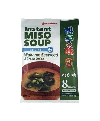 Zuppa di miso con alghe wakame - 152 g - Marukome - WAK-54756644 - 0886518000462
