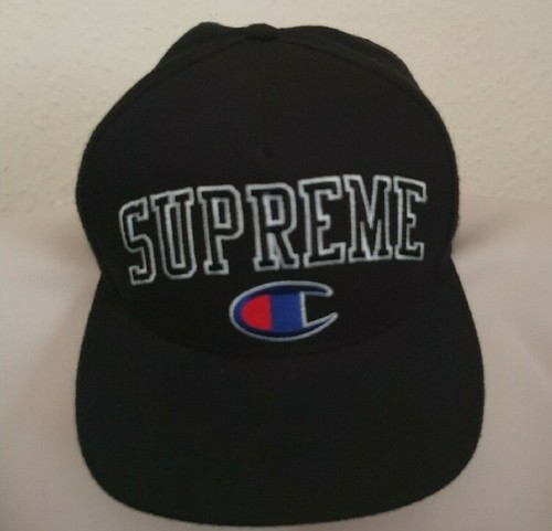 帽子 SUPREME SS17 Champion 5-Panel RED SS17 Supreme x Champion Embroidered Logo red 5-panel hat cap