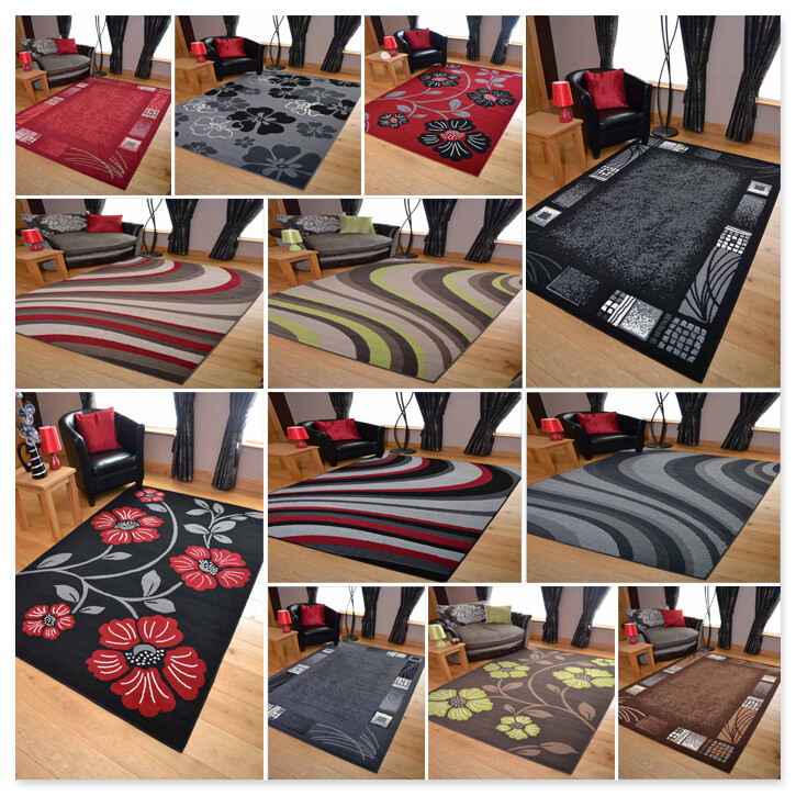 Modern Carpet Rugs Hallway Runner Small Extra Large Bright Cheap Big Area Mat Uk Ebay