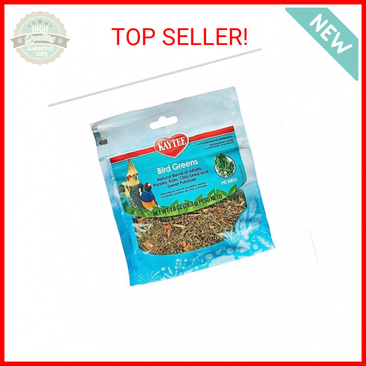 Kaytee Bird Greens Treat for All Pet Birds, 1 oz