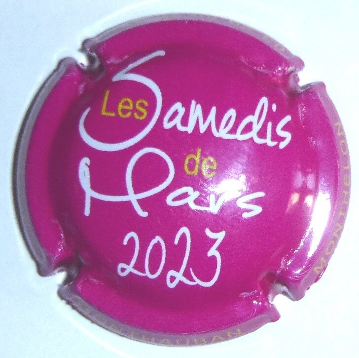 Capsule De Champagne: Extra ! Du Mont Hauban, Les Samedis De Mars 2023, NÂ°70e