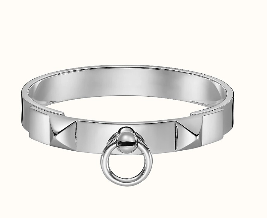 HERMES Collier de Chien Small Model PM Bracelet LG SV 925