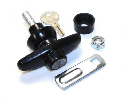 Side Access Window T-Handle Lock Kit, Truck Cap Topper Camper Shell | Bauer T500